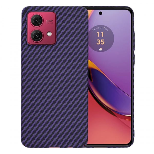 Husa pentru Motorola Moto G84 - Techsuit Carbonite FiberShell - Purple