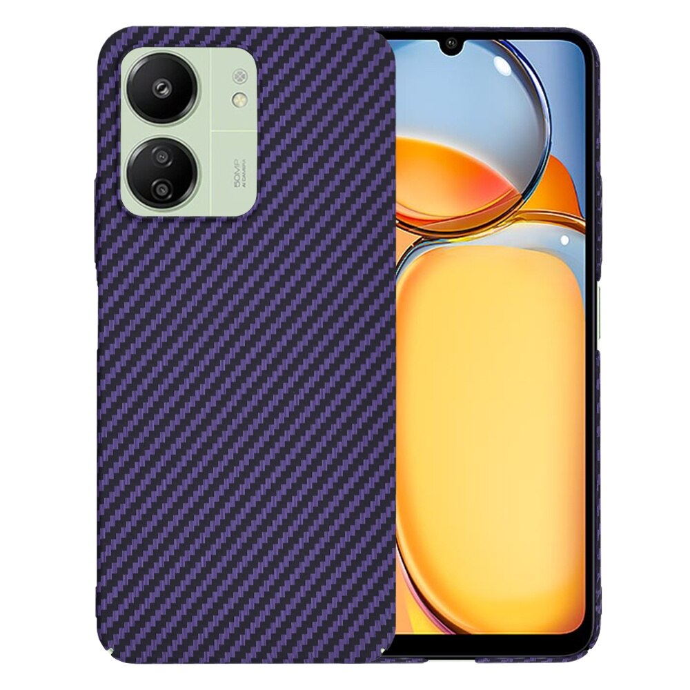 Husa pentru Xiaomi Redmi 13C 4G / 13C 5G / Poco M6 / C65 - Techsuit Carbonite FiberShell - Purple