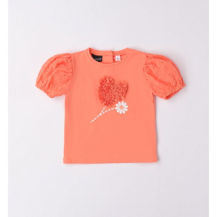 Nyomott póló lányoknak, Sarabanda, 0.6578, Narancs, Narancssárga