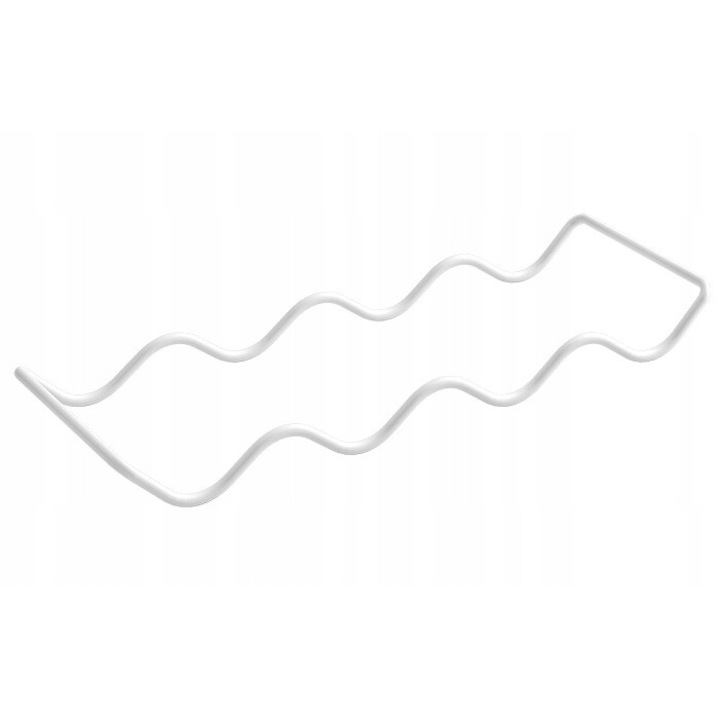 Suport pentru sticle, 10 cutii, raft de vinuri, Alb, 32x11x3 cm, Metaltex