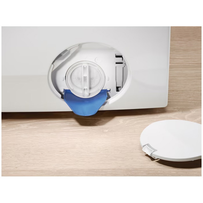 Masina de spalat rufe Electrolux Ecoline EW7F3484UE, 8 kg, 1400 rpm, Clasa energie A, Motor Inverter, Dozator Universal detergent, Sistem SteamCare + SensiCare, TimeManager, Program Rapid 20 min, Adancime totala 60 cm, Alb