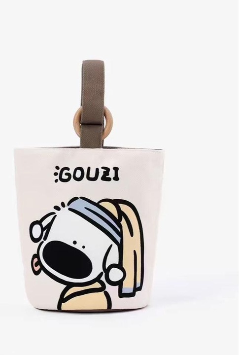 Geanta de mana mini, alba, 23x16x22cm