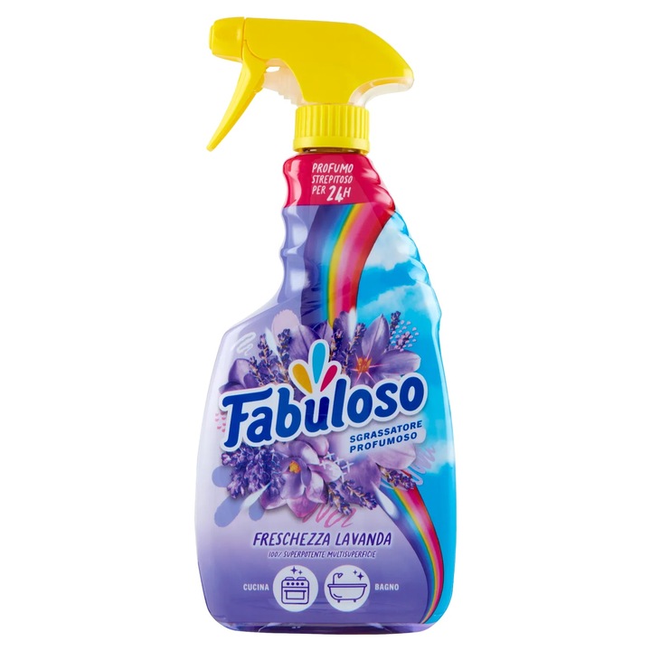 Detergent universal, Fabuloso, cu parfum de lavanda, lichid, 600 ml