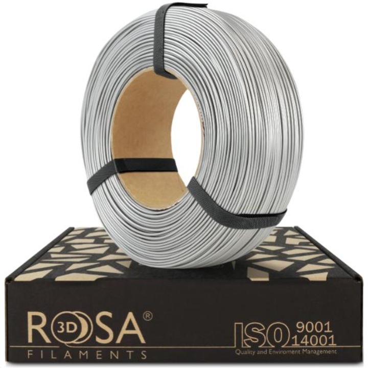Филамент, ROSA3D, ReFill PLA Starter, 1,75 мм, сатенено сиво, 1 кг