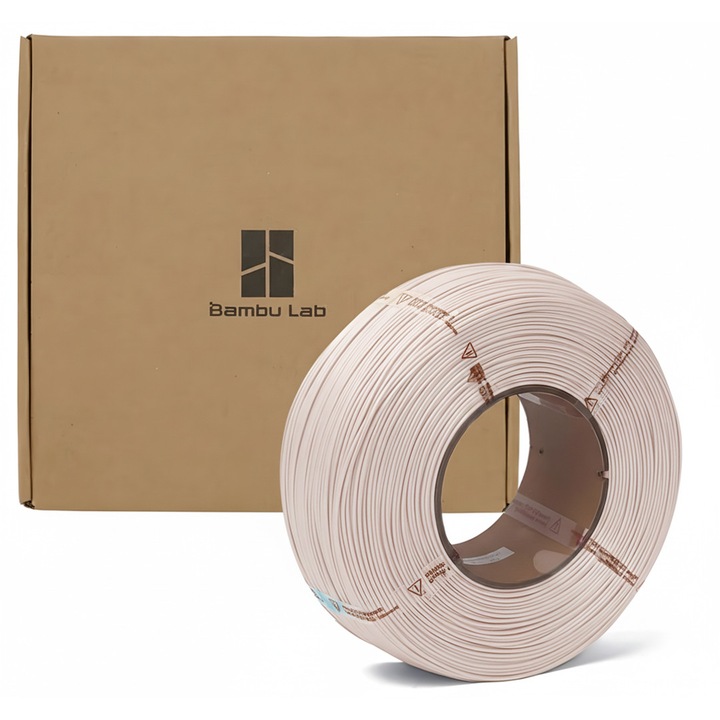 Filament rezerva, Bambu Lab, PLA Basic Refill Beige, Bej, 1kg