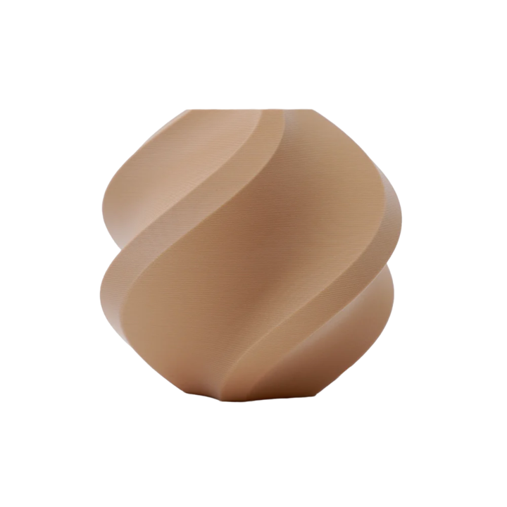 Filament tekercs, Bambu Lab, PLA matt, 1,75 mm, matt latte barna, orsóval, 1 kg