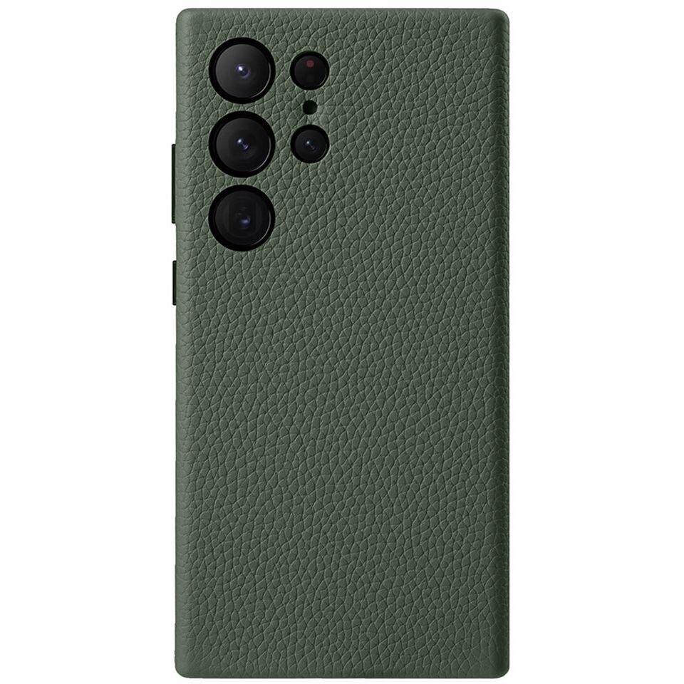 s24.postimg.org Pimpandhost ''' Husa pentru Samsung Galaxy S24 Ultra Melkco Origin Series din piele  naturala, Regal Snap, Calitate Premium, Handmade, Verde - eMAG.ro