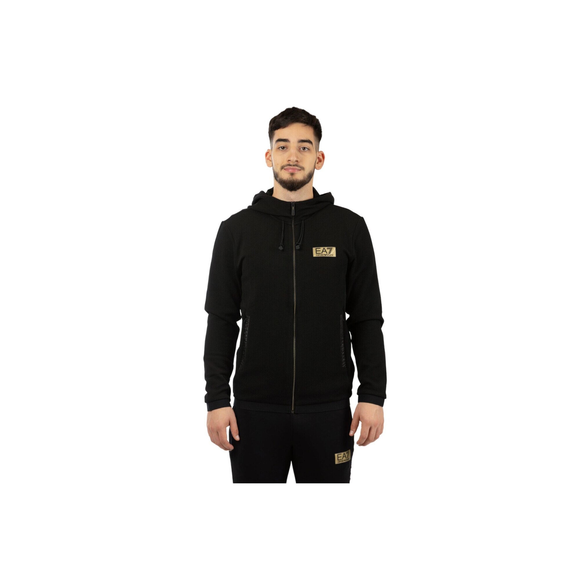 Hanorac Emporio Armani EA7 TRAIN GOLD LABEL M HOODIE FZ PQ