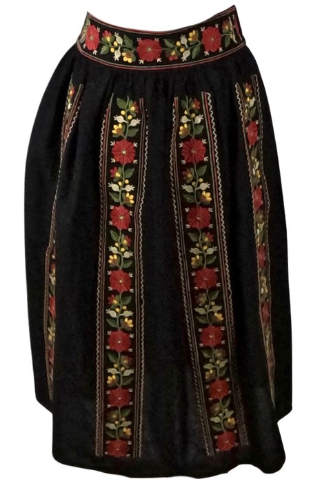 Női szoknya R24F, Fekete