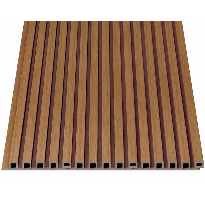 Placa Decorativa Riflaj WPC Cires 159 mm latime x 2900 mm lungime x 23 mm grosime - Riflaj decorativ WpcLine Premium, WT001