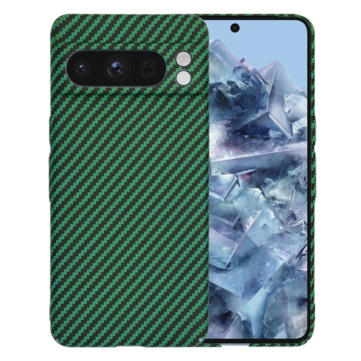 Google Pixel 8 Pro tok – Techsuit Carbonite FiberShell – zöld