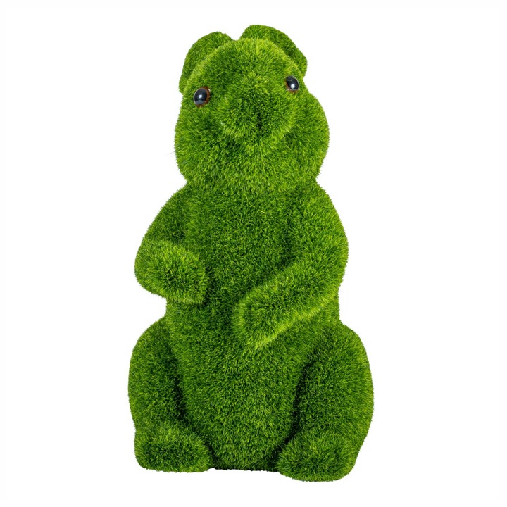 Фигурка от изкуствена трева, Naimeed D6537, Заек, Зелен, 30 см