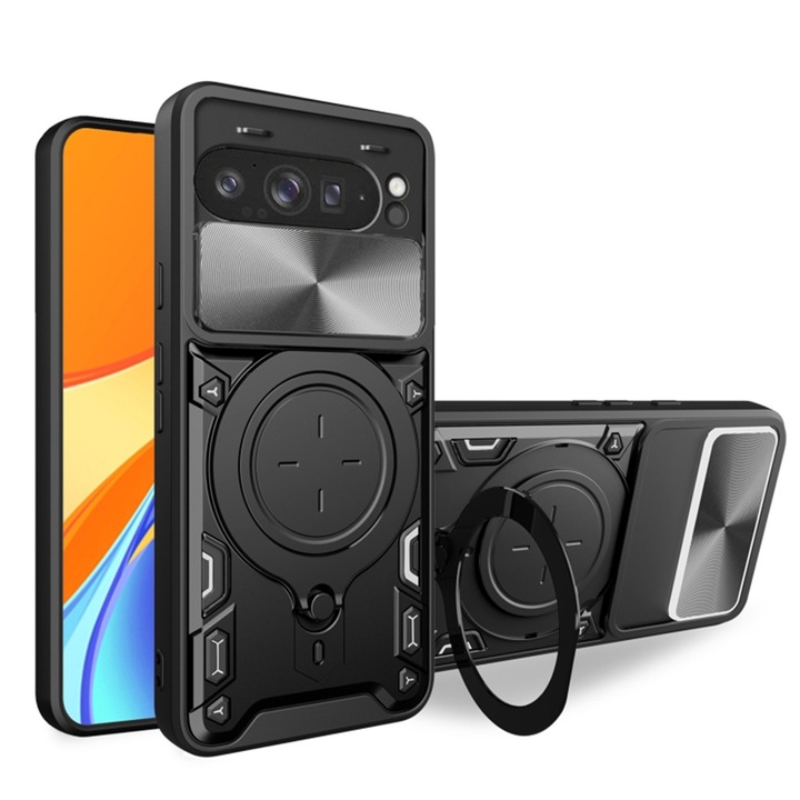 Husa pentru Google Pixel 9 Pro XL - Techsuit CamGuard Pro - Black