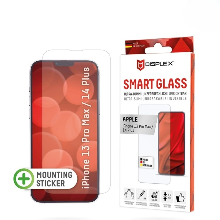 Стъклен протектор за екран Displex Smart Glass (2D), за iPhone 14 Plus