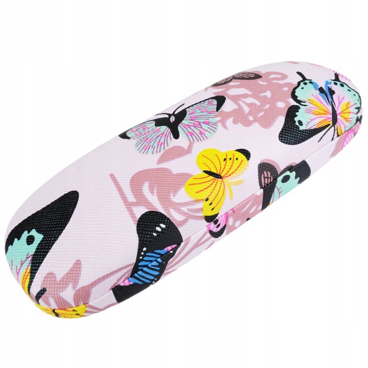 Etui pentru ochelari, PrzydaSie.pl, 16x6cm, plastic, roz