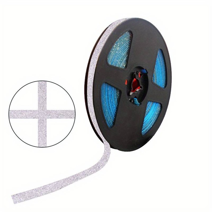 Tömítőszalagos fürdőkád, tűzhely, WC, zuhanykabin, ablakok és egyéb tárgyak, erős öntapadó, ezüst, 8 mm x 6 m - MaffStuff®