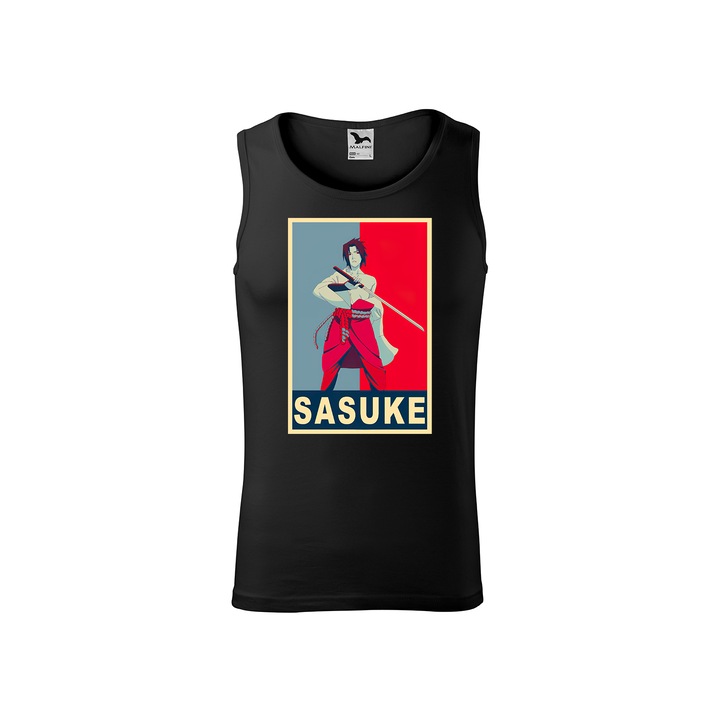 Горнище за мъже Naruto Shippuden, Sasuke 3D, черно, XL