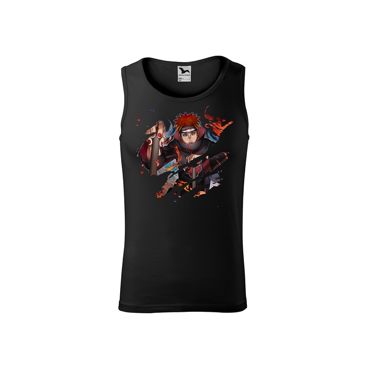 Горнище за мъже Naruto Shippuden, Pain Akatsuki, черно, XS