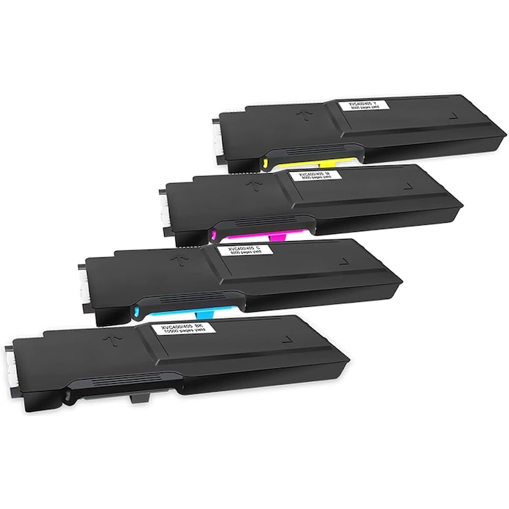 4 db C 400 toner készlet, fekete, cián, magenta, sárga, 34000 oldal kompatibilis Xerox Ohne Serie VersaLink C 400 DN / VersaLink C 400 N / VersaLink C 400 Series / VersaLink C 405 DN / VersaLink C 405 N / VersaLink C 405 Series