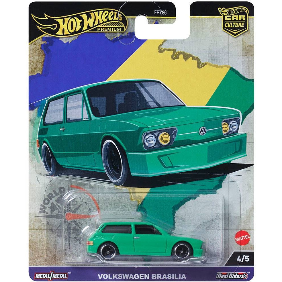 Masinuta metalica Hot Wheels, World Tour Car Culture, Volkswagen