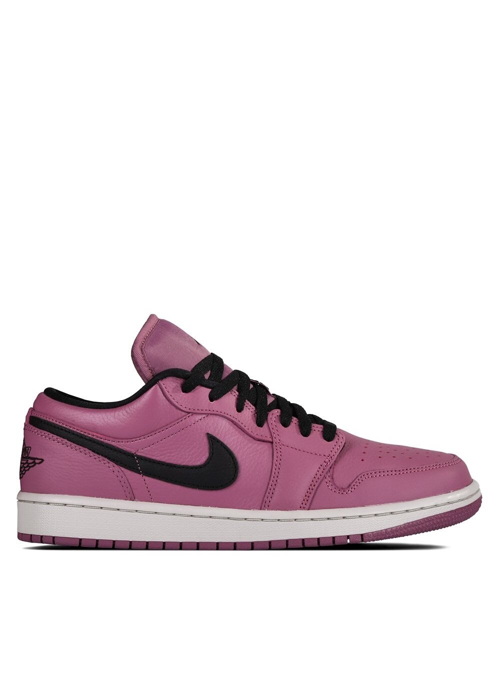 Pantofi sport dama Nike Air Jordan 1 Retro Low, Piele naturala, Roz, 44 ...