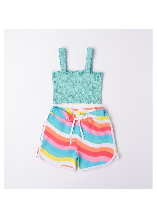 Bustier és bermuda szett lányoknak, I Do, 4.6890, Multicolor, Többszínű