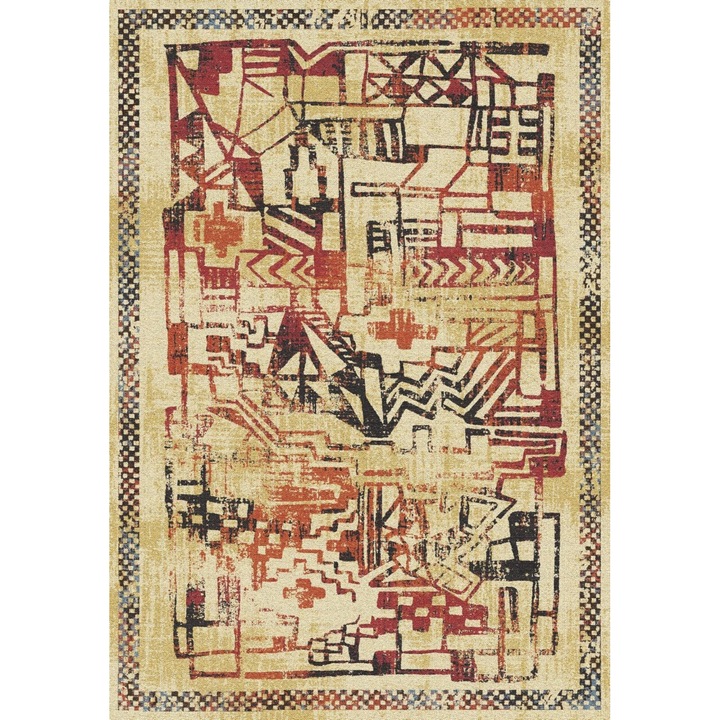 Covor N.5357, 120x180cm, multicolor, bumbac|poliester