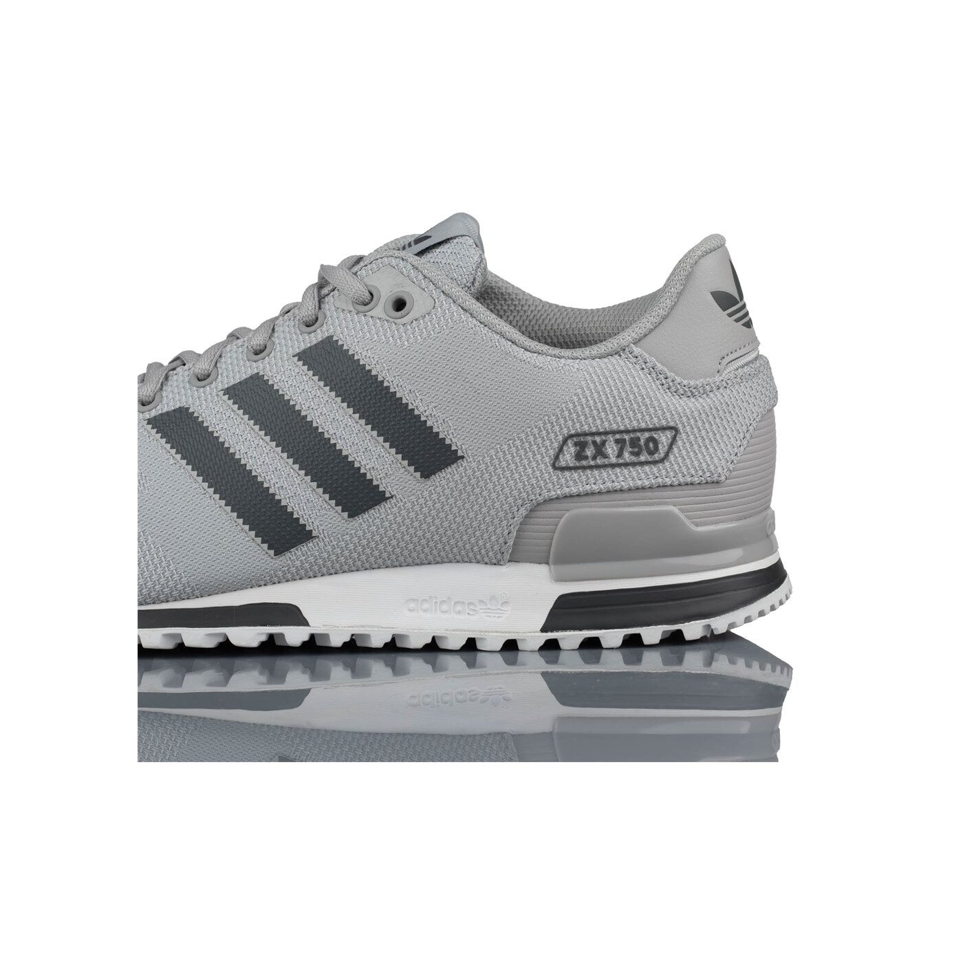 Adidas Zx 750 férfi sportcipő, szintetikus, szürke, 41 1/3 EU