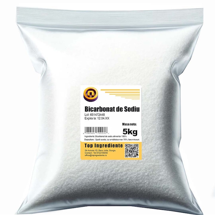 Élelmiszer nátrium-hidrogén-karbonát - 5,0 kg