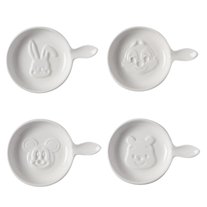 Set 5 Boluri Ceramice pentru Servire, Termorezistent, Multicolor, 10.5x7.5cm