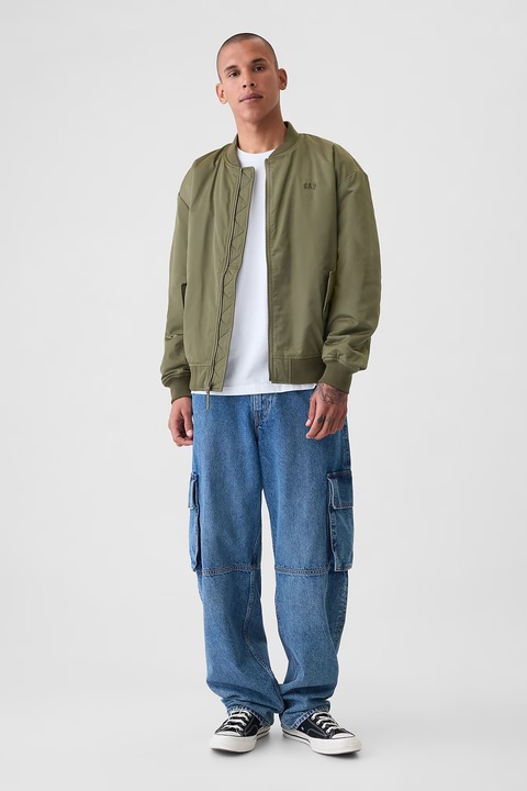 GAP, Яке бомбър с бродирано лого, Каки, L
