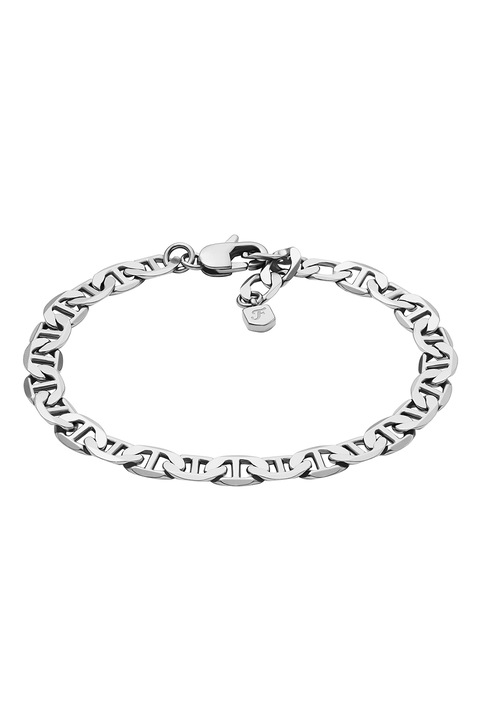 Fossil, Bratara lant de otel inoxidabil, Argintiu