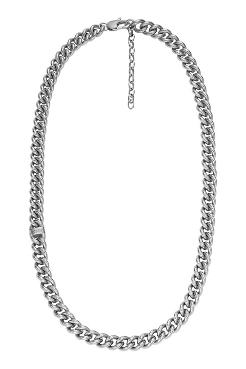 Fossil, Colier de lant din otel inoxidabil, Argintiu