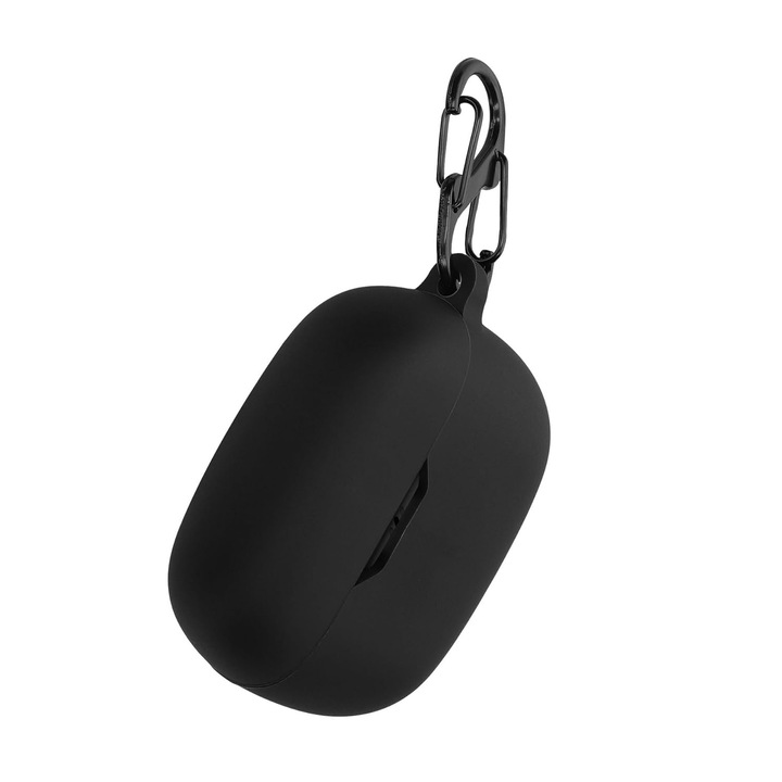 Husa silicon, rezistenta la zgarieturi, praf si socuri, negru, pentru casti JBL Wave Beam