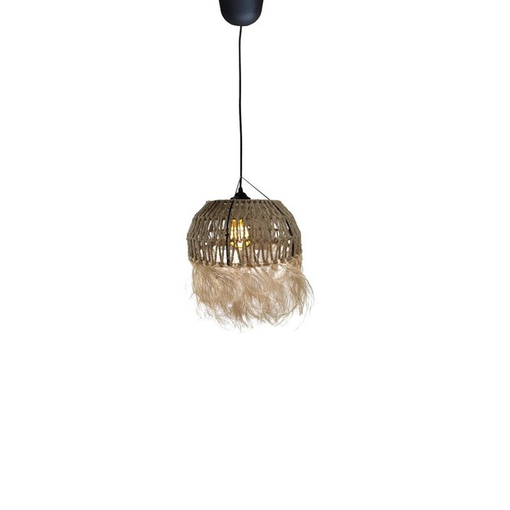 Лампа Puzzle-home Bowler Inart, D31x69см