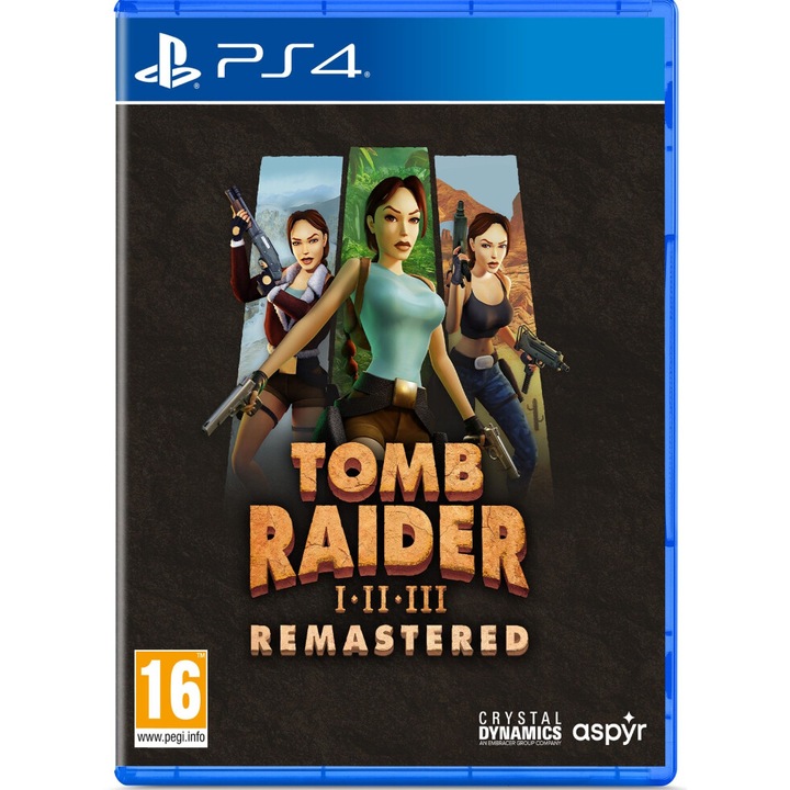 Игра ASPYR Tomb Raider I Ii & Iii Remastered, за PlayStation 4