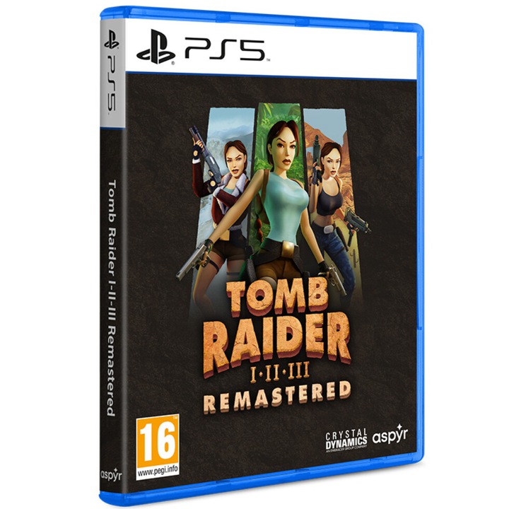 Игра ASPYR Tomb Raider I Ii & Iii Remastered, за Playstation 5