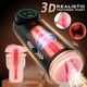 Masturbator masculin automat Fairykiss® Jucarii sexuale, poate intinde automat penisul, cu 4 moduri de aspirare, vibrare si impingere, display LED, impermeabil, negru