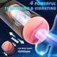 Masturbator masculin automat Fairykiss® Jucarii sexuale, poate intinde automat penisul, cu 4 moduri de aspirare, vibrare si impingere, display LED, impermeabil, negru