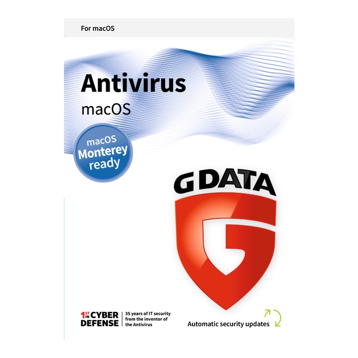 Antivirus Mac ESD, G DATA, 4 PC, Licenta noua, Valabilitate 2 Ani