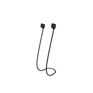 Snur magnetic anti-pierdere pentru casti, silicon, compatibil Airpods, ear buds, casti bluetooth wireless, unisex, marime universala, negru