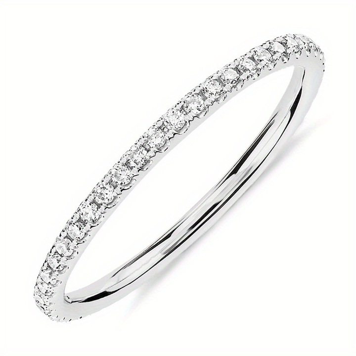 HYTIREBY örökkévalóság gyűrű, ezüst 925, cirkónia, női