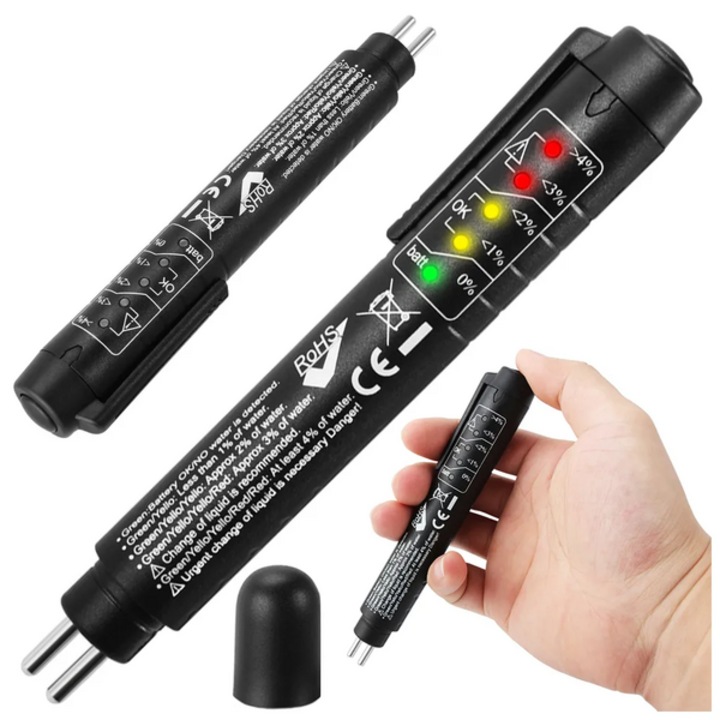 Fékfolyadék-mérő, 15x2 cm, fekete