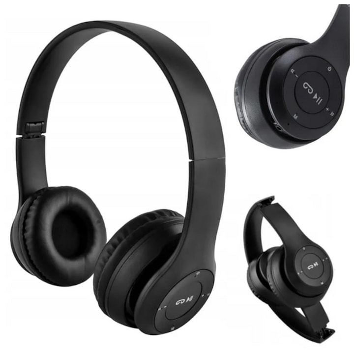 Casti Bluetooth, Awei, Negru