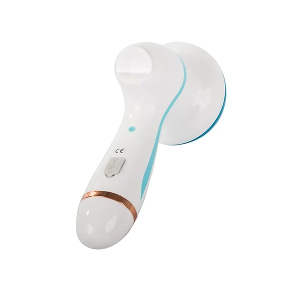 Aspirator scame de haine Verk Group, cu 3 lame, alimentare USB, roz, 22x11cm