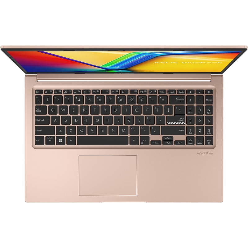 Laptop ASUS Vivobook 15 X1504VA cu procesor Intel® Core™ i3-1315U pana la 4.5GHz, 6 cores, 15.6'', Full HD, IPS, 40GB DDR4, 1 TB SSD, Intel® UHD Graphics, No OS, Terra Cotta