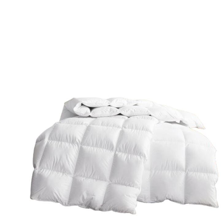 Pehelypaplan, tollas, 155 x 220 cm, egész évben, kényelem és luxus, fehér, Öko-Tex minősítéssel