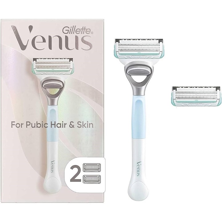 Gillette Venus borotva az intim terület szőrére és bőrére, nyél + 2 tartalék
