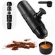 Espressor portabil manual MOGODA®, 8 bar, 70 ml, Cafea macinata, Presiune creata manual la buton, Nu incalzeste apa, 175 x 70 x 60 mm, Negru