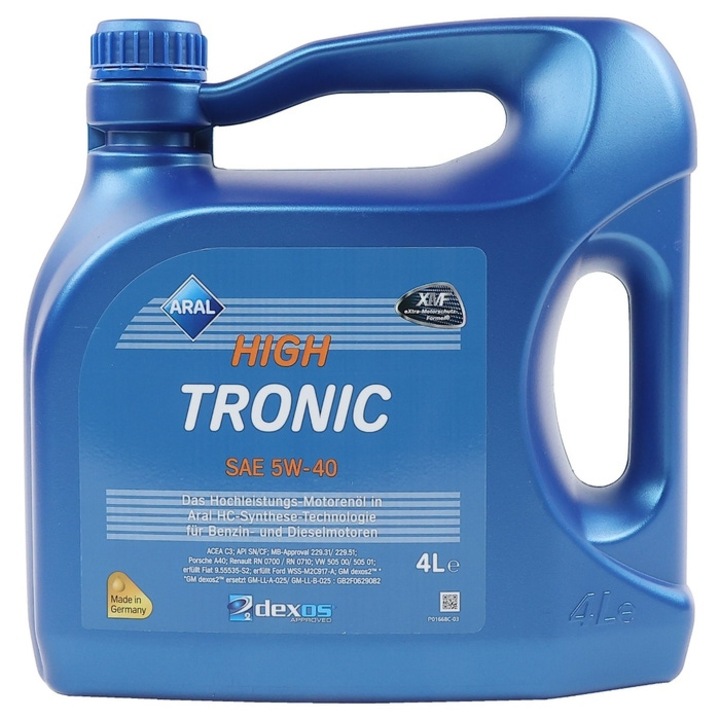 Ulei motor auto Aral High Tronic, 5W-40, 4 L, sintetic